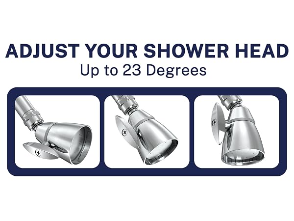 Adjust Your Shower Head - 2 Inch Shower Head