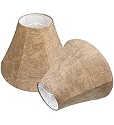 TOOTOO STAR Lamp shades Set of 2,Imitation Sheepskin LampShade Royal Style 6