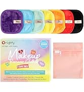 Orighty Makeup Remover Cloths 7-Day Set, Premium & Reusable Makeup Remover Pads, Erase Make-up Wi...