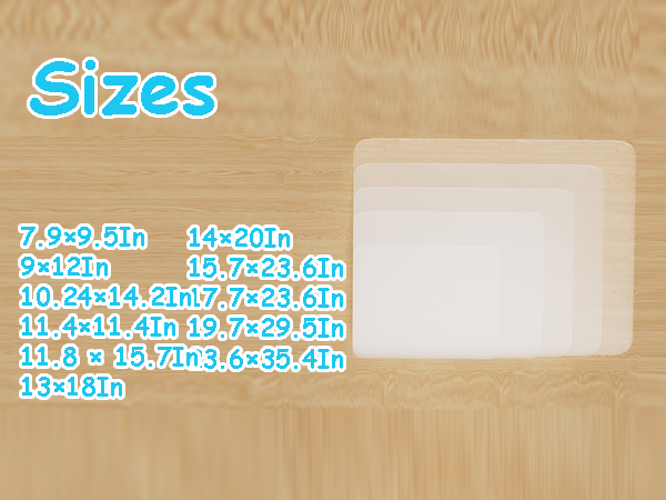 clear silicone mat makeup desk microwave countertop protector play mat food-grade non-slip