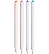 Kaco FIRST Gel Pens Cute Stationery Black Ink, 0.7 mm Medium Point, Aesthetic Cute Star Pens for ...