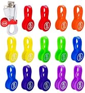 Cable Cord Organizer Magnetic Cord Organizers Twist Ties Magnet Clips Cord Wrap Keepers For Charg...