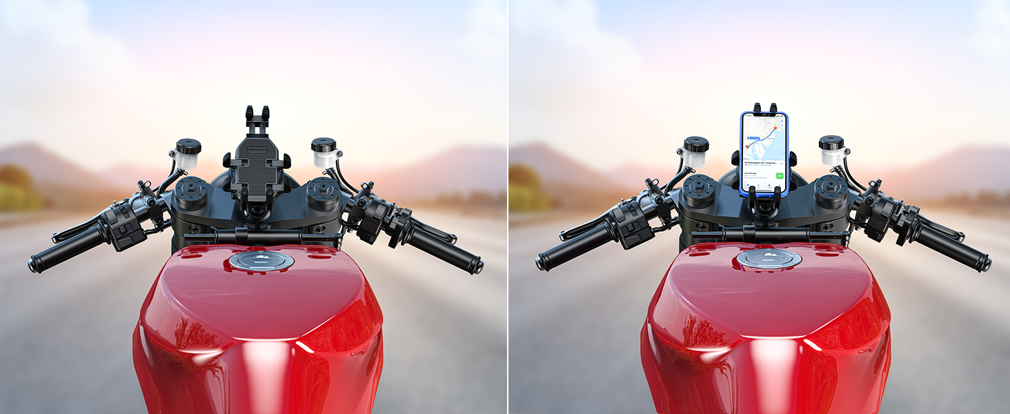 motorcycle phone stem mount