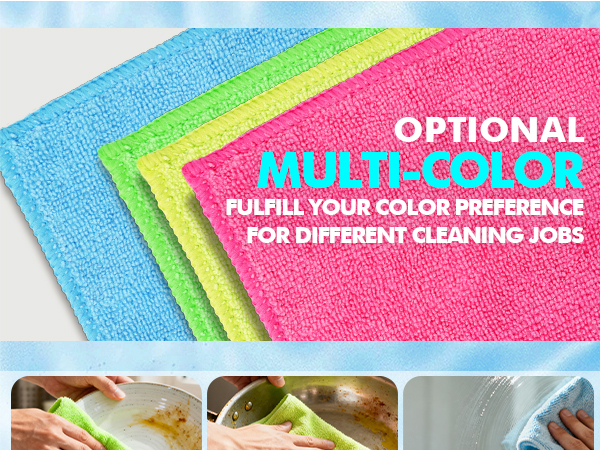 cleaning rags for housekeeping