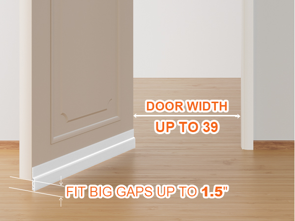 OXRQ Door Draft Stopper for Bottom of Door Fit Size For Door