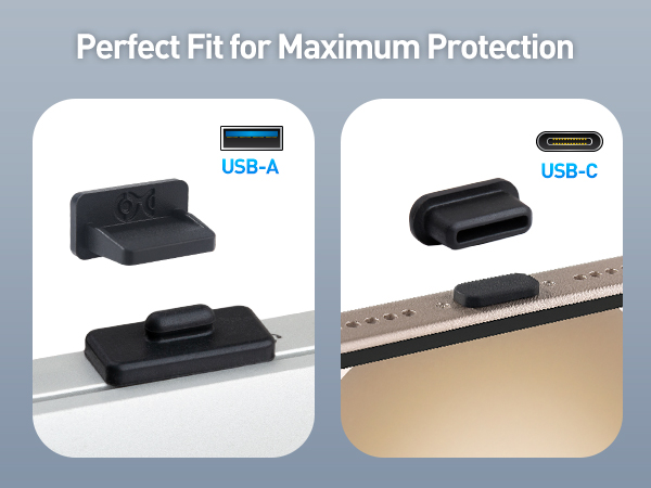 Combo-Pack USB-C and USB Port Covers