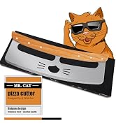Pizza Cutter Rocker: 14-Inch,Fun Pizza Rocker Blade Slicer Consists of Stainless Steel and Wooden...