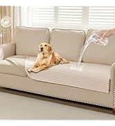 HAOMAIJIA Waterproof Couch Cover for Dogs Washable,Fuzzy Pet Couch Covers for Sofa,Thick Soft Dog...
