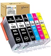 EXCERCUS Compatible Ink Cartridge Replacement for Canon PGI-280 XXL CLI 281 Compatible with Canon...