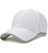 CLAPE Mens Hat Quick Dry Golf Baseball Cap UPF50+ Unstructured Outdoor Caps Unisex Breathable Spo...