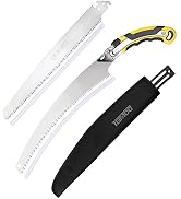 DOWELL 14-inch Curved Pruning Saw Hand Saw Gardening Tree Trimming Saw Cutting Tool Japanese Styl...