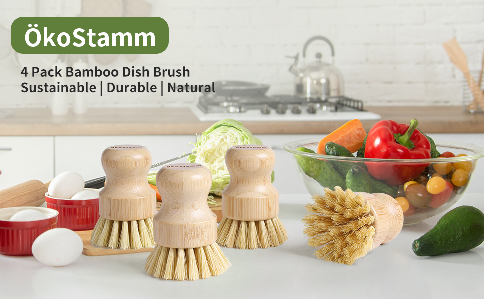 BAMBOO DISH BRUSH