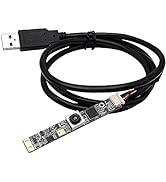 ELP 16MP Autofocus USB Camera with Microphone for Computer Mini UVC USB2.0 Lightburn Camera Micro...
