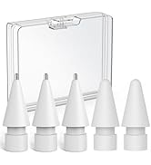 Delidigi 5 Pack Replacement Tips Compatible with Apple Pencil Pro/2nd Generation/1st Gen/USB C, W...