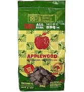 6.5 Lb Oak & Applewood Charcoal Briquettes for Smoking Beef, Pork, Fish, Steaks, Ribs & More, 100...