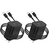 Foyomo 45W Samsung Charger Type C Super Fast Charging 2Pack USB C Android Charger for Samsung Gal...