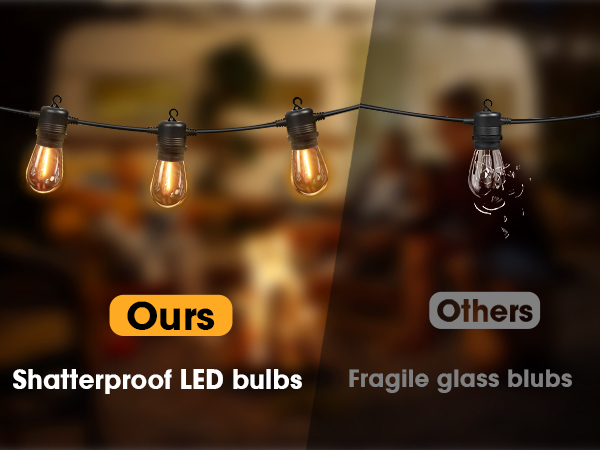 yard string lights