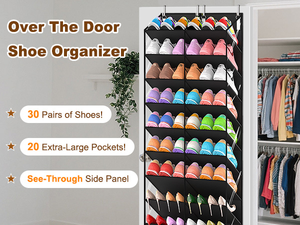 hanging shoe organizer