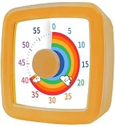 MEPHILIMIA Visual Timer Kids/Adults 60 Minutes Rainbow Countdown Timer Time Management Tool Desk ...