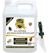 Bed Bug & Dust Mite Killer Natural Spray Treatment for Mattresses, Covers, Carpets & Furniture - ...