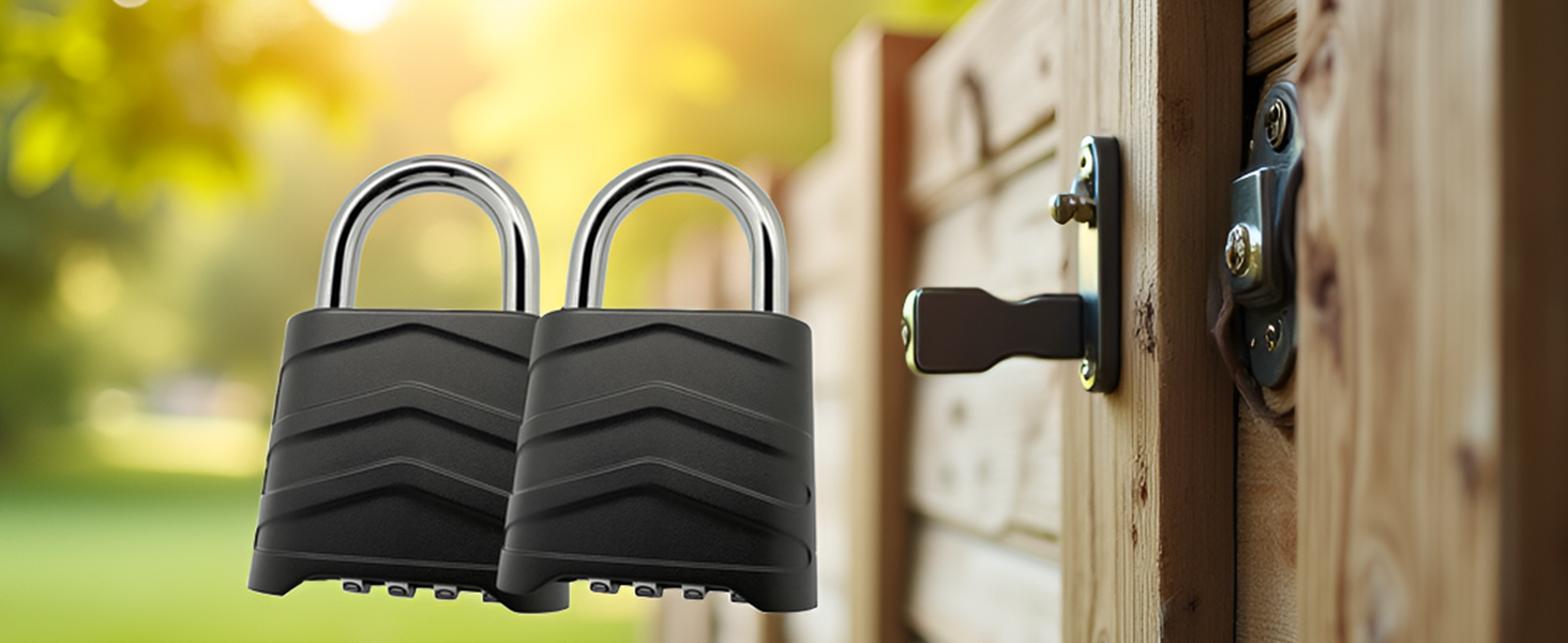waterproof lock padlocks & hasps yardlock keyless gate lock