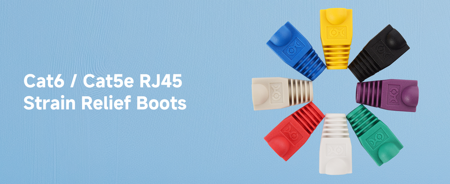 Cat6 / Cat5e RJ45 Strain Relief Boots