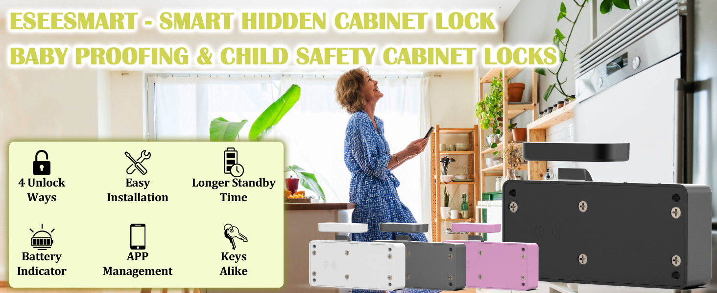 Smart Hidden Cabinet Lock
