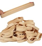 HAIDIBAO-Rubber Bands 40 Pcs Size#105 Big Wide Rubber Band Large Elastic Rubber Bands Office Supp...