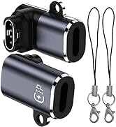 Garmin Watch Charger to Ligtning Adapter 2Pack Right Angle Compatible with Garmin Fenix 7/7S/7X/6...