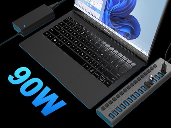 90W USB Hub
