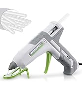WORKPRO Hot Glue Gun Full Size - 60/100W Dual Temp Glue Gun and Sticks Set with 10 PCS Glue Stick...
