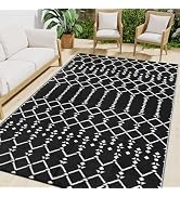 Smiry Waterproof Outdoor Rug 5x8 ft, Camping Reversible Plastic Straw Patio Rugs, Outdoor Indoor ...