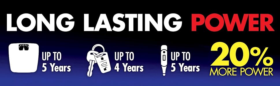 long lasting, more power batteries, long lasting batteries,