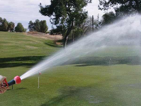 HIGH FLOW FIREMAN GARDEN HOSE NOZZLE