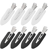 8Pcs No Bend No Crease Hair Clips - Styling Duck Bill Clips Alligator Hair Barrettes for Styling ...