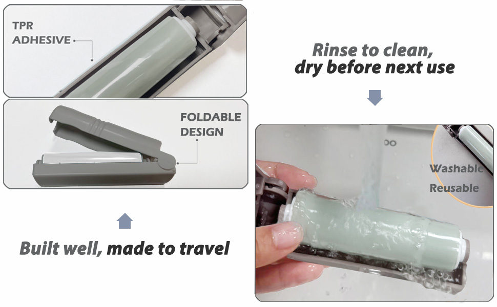 Foldable Washable Lint Roller