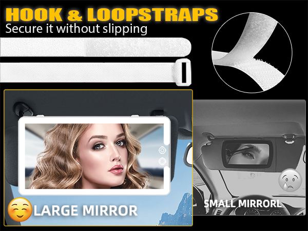 Led Car Sun Visor Vanity Mirror