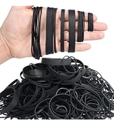 Rubber Bands Assorted Sizes Black Elastic Bands Tactical rubber band for Office supplies 0.5lbs s...