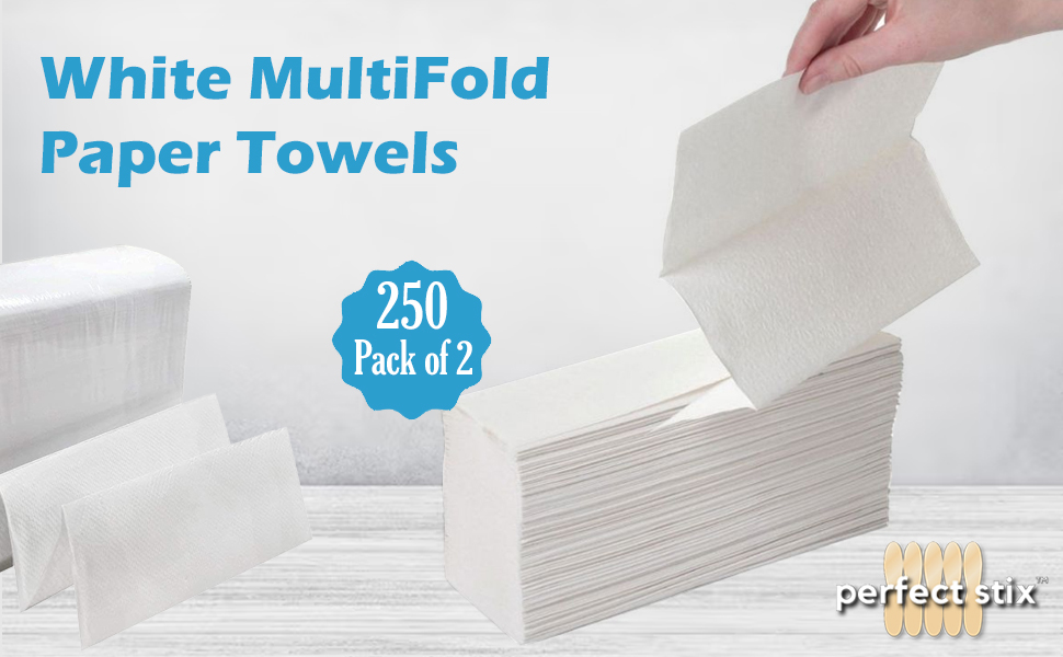 White MultiFold Paper Towels 250