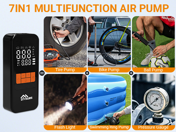 Tire Inflator Portable Air Compressor