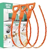 ARCTIC EAGLE Drain Snake Hair Drain Clog Remover - 3 Pack Shower Snake Sink Unclogger Tool with E...