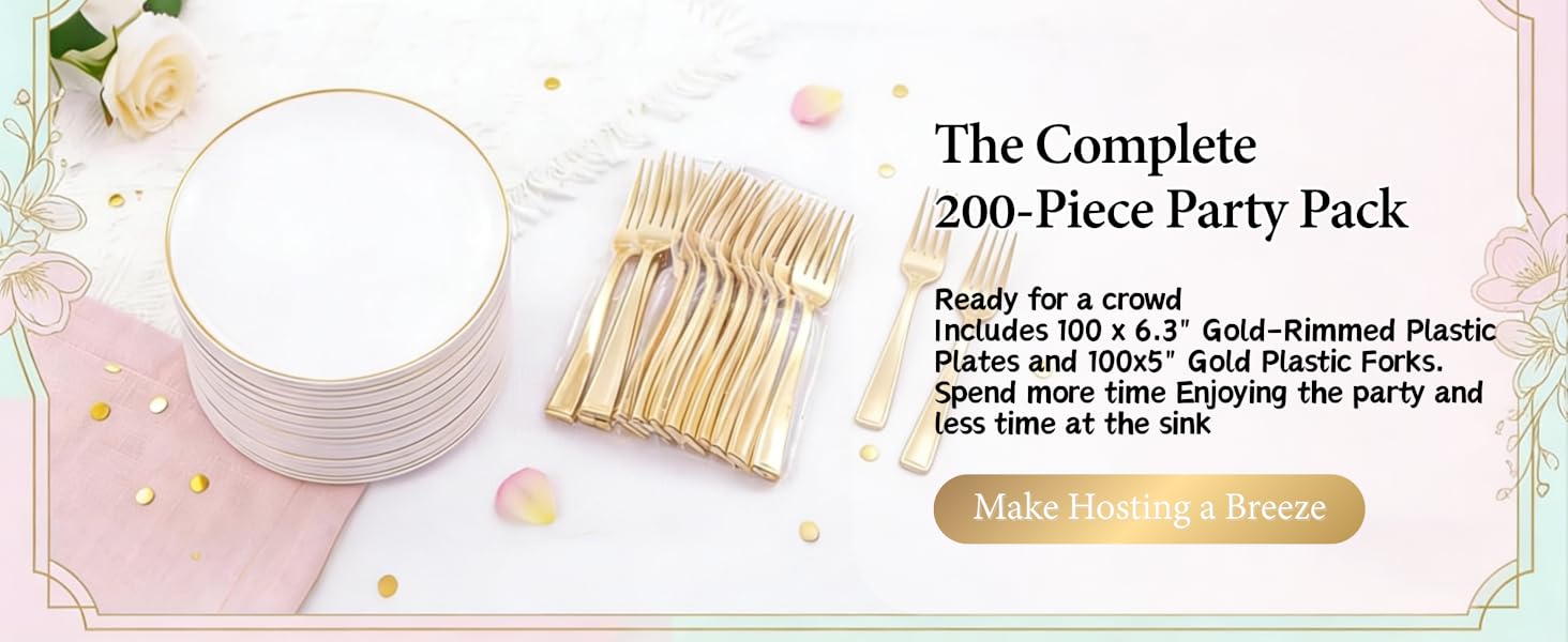 dessert plates with forks