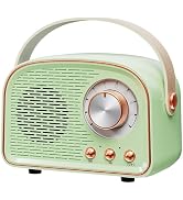 Aresrora Retro Bluetooth Speakers,Wireless Vintage Speaker,Outdoors Wireless Portable Bluetooth S...