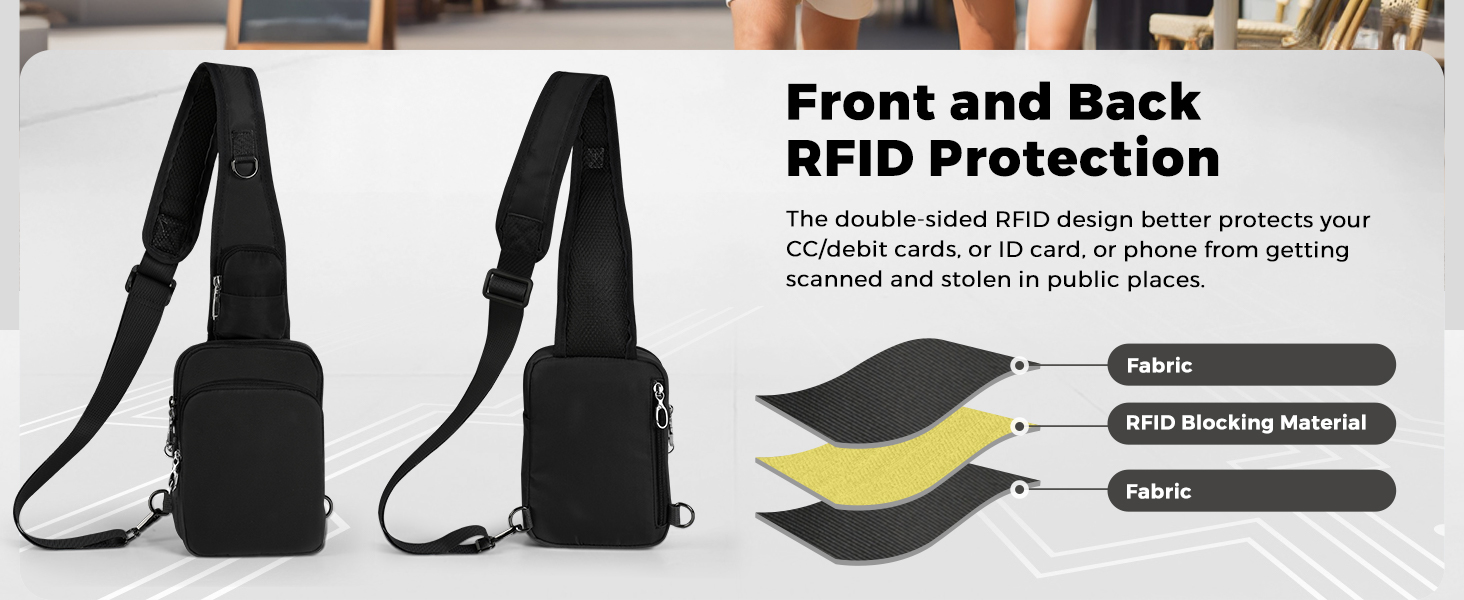 Anti Theft Crossbody Bag