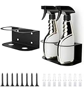 SHANDERBAR 2 Pack Spray Bottle Holder Wall Mount, Heavy Duty Metal Spray Can Holder Rack Organize...