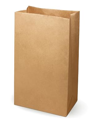 Kraft Paper Bags - Brown Paper Bags for Lunch - Grocery Deli Paper Bags - Paper Sandwich Bags