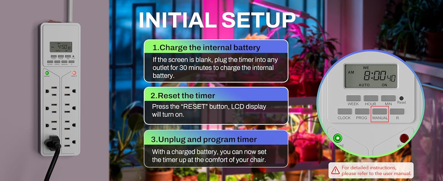 timers for electrical outlets