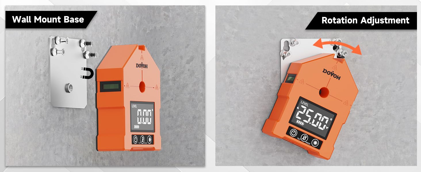 DOVOH Digital Angle Finder with Laser