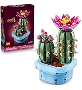 LEGO Botanicals Flowering Cactus Building Toy - Crafting Kit for Girls & Boys, Ages 9+ - Gift for...