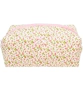 PAZIMIIK Cozy Makeup Bag Travel Cosmetic Bag for Women Soft Toiletry Bag Aesthetic Makeup Organiz...